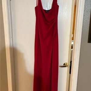 Elegant Red Evening Dress